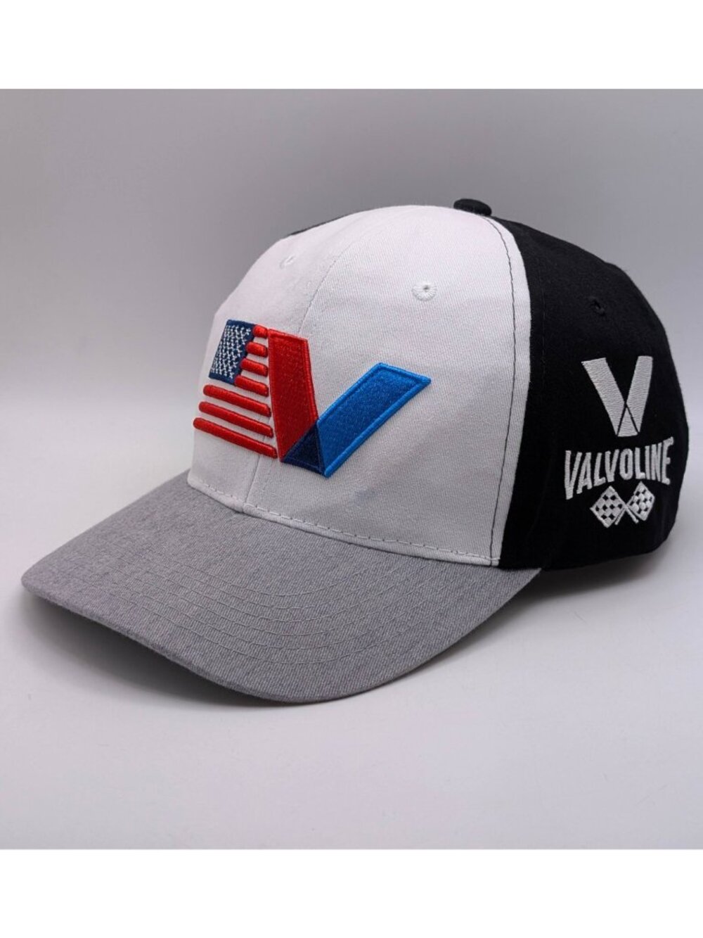 Valvoline Motor Oil Hat American Flag Strap Back Mechanic Work Wear Unisex Cap